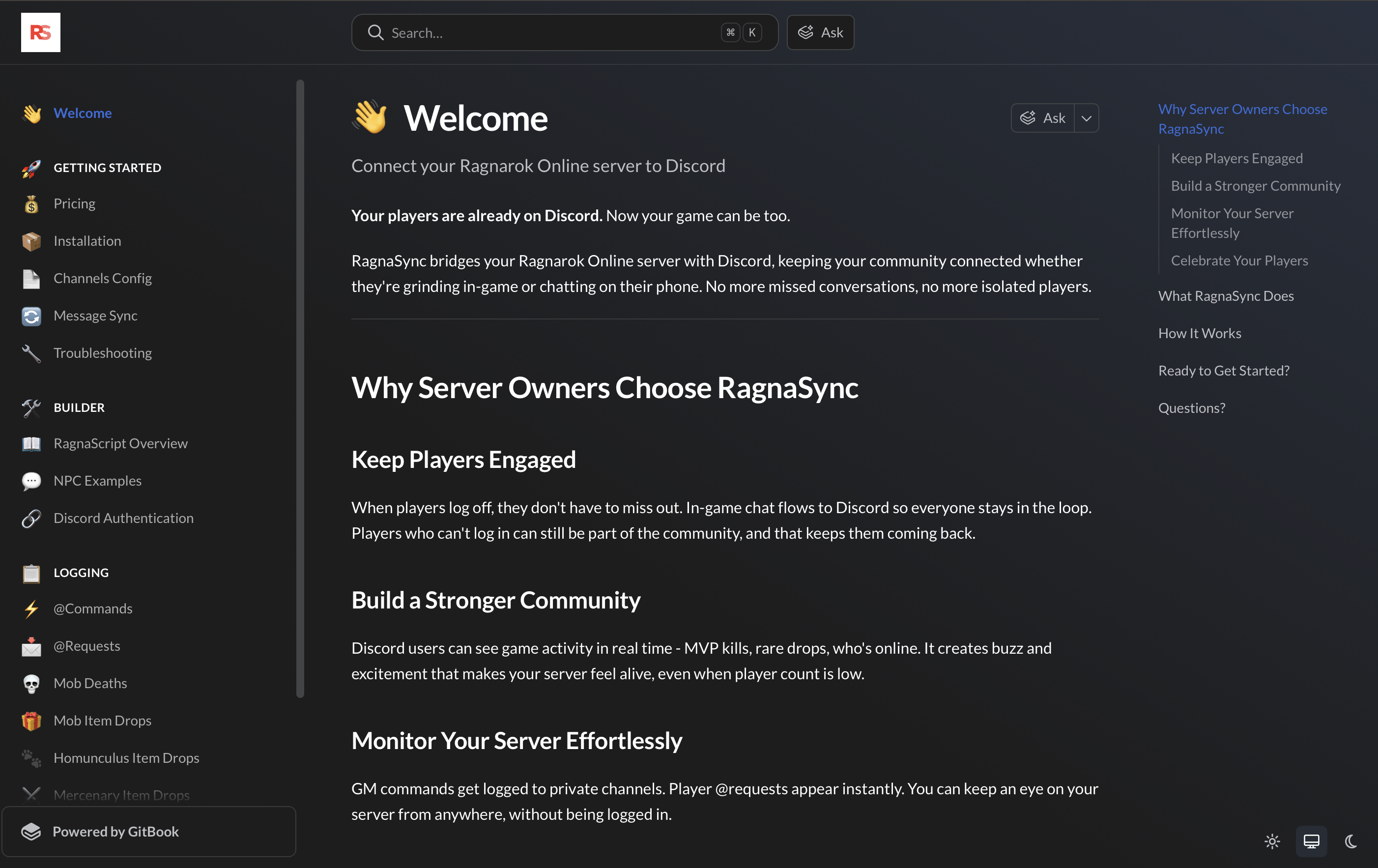RagnaSync Documentation Preview